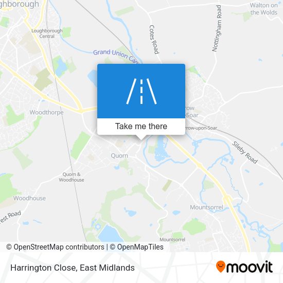 Harrington Close map