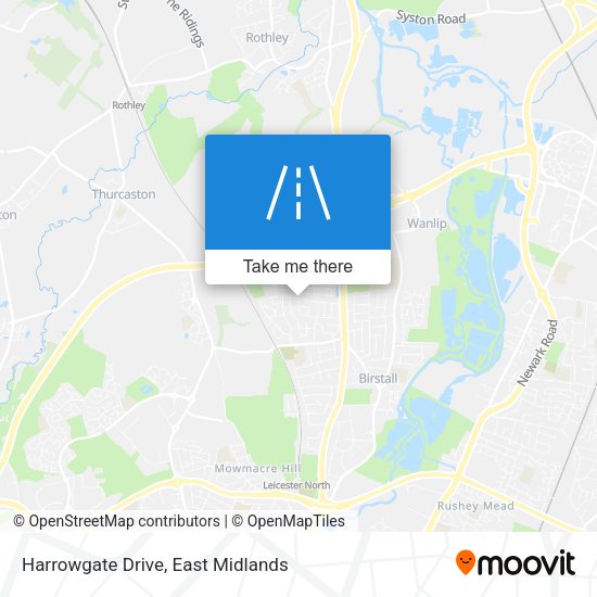 Harrowgate Drive map