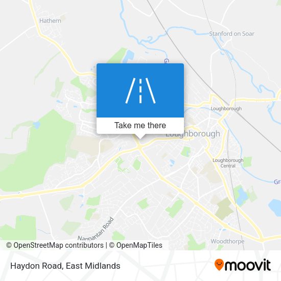 Haydon Road map