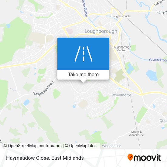 Haymeadow Close map