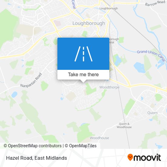 Hazel Road map