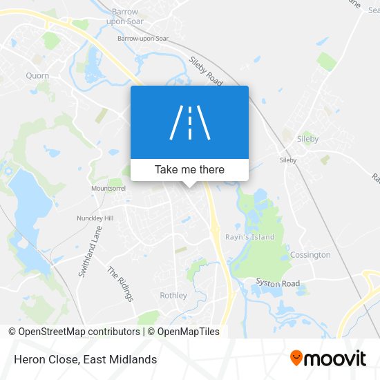 Heron Close map