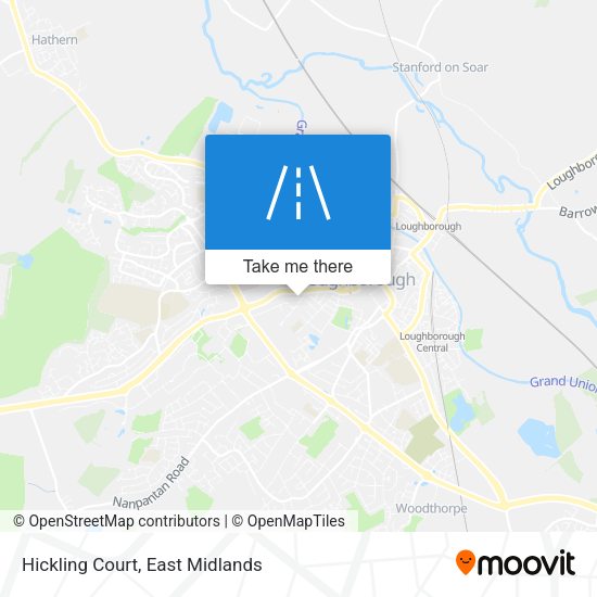 Hickling Court map