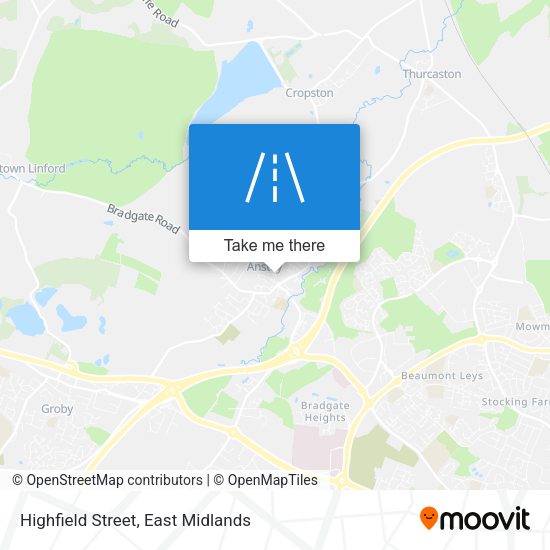 Highfield Street map