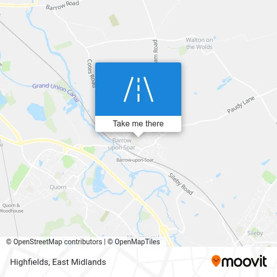 Highfields map