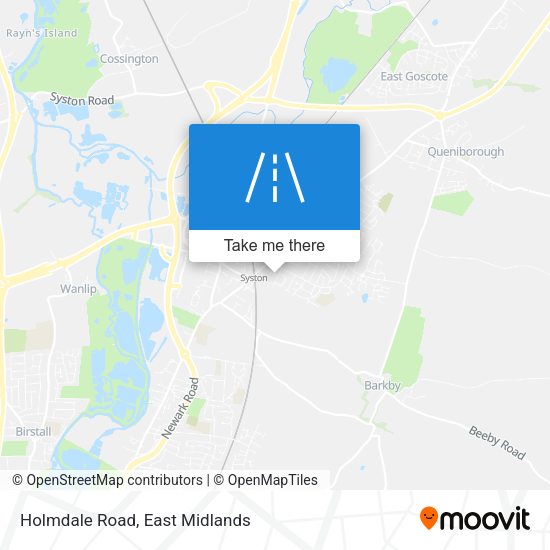 Holmdale Road map