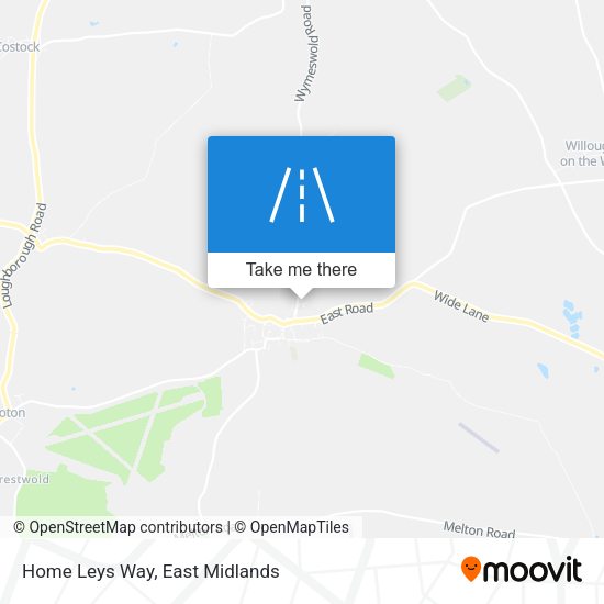 Home Leys Way map