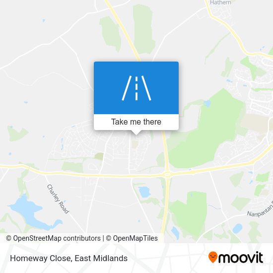 Homeway Close map