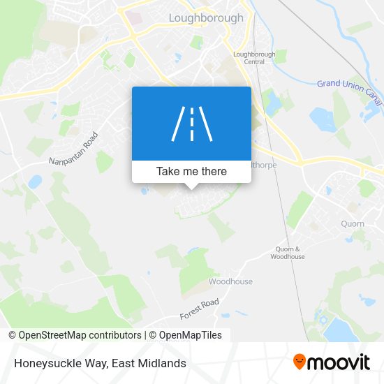 Honeysuckle Way map
