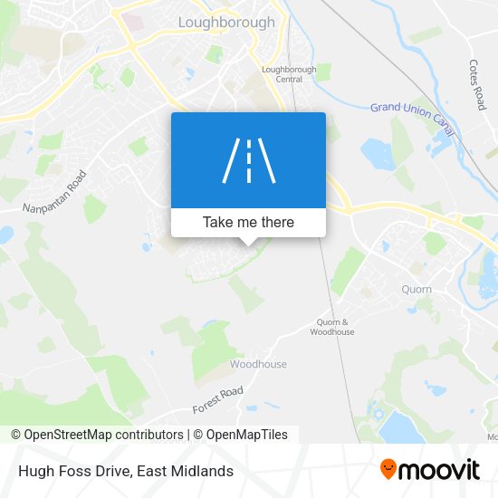 Hugh Foss Drive map