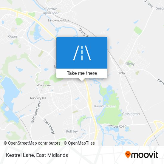 Kestrel Lane map