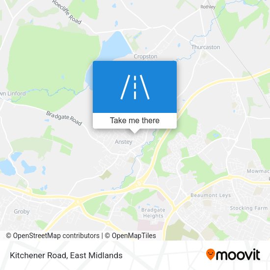 Kitchener Road map