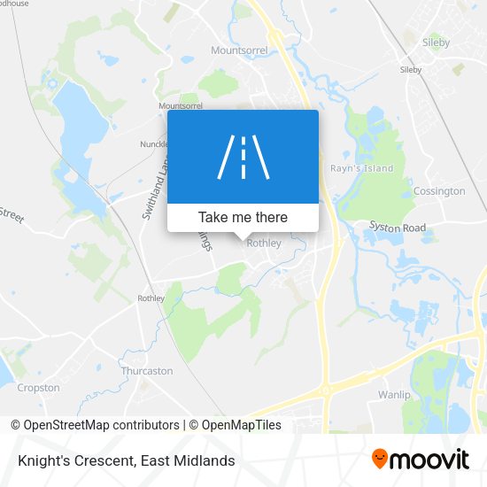 Knight's Crescent map