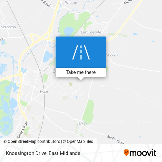 Knossington Drive map