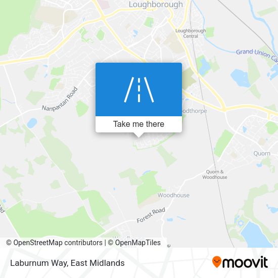 Laburnum Way map