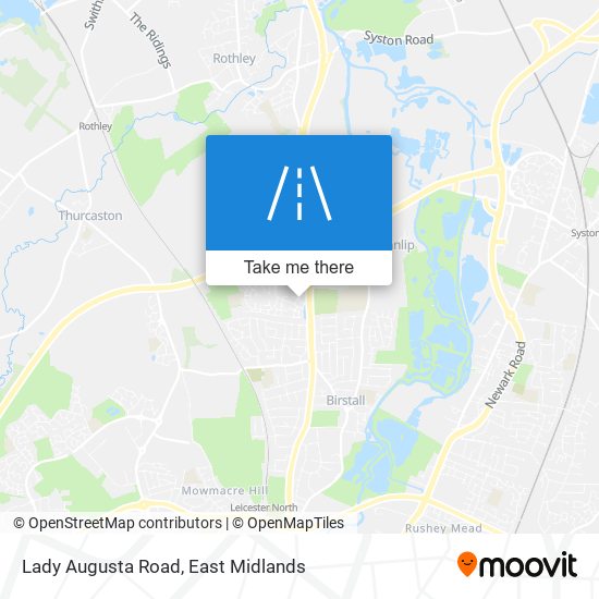 Lady Augusta Road map