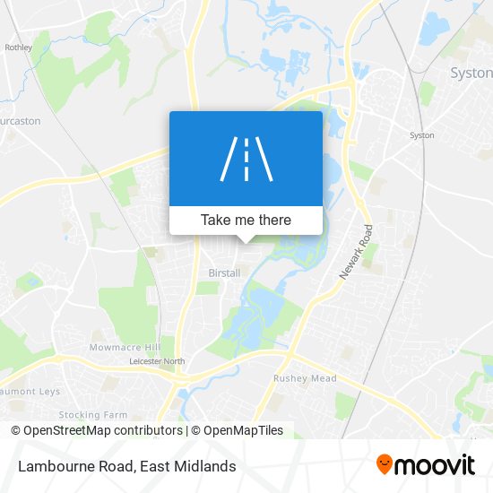 Lambourne Road map