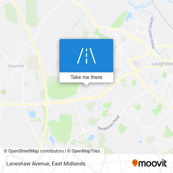 Laneshaw Avenue map
