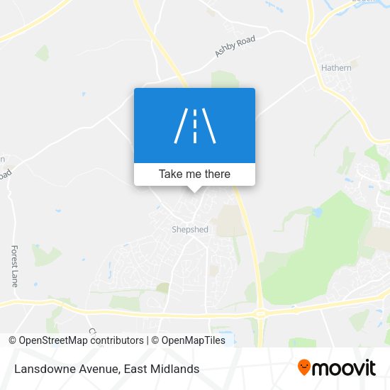 Lansdowne Avenue map