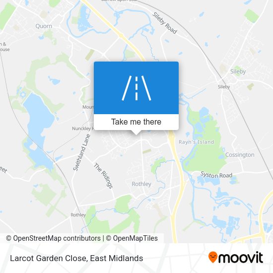 Larcot Garden Close map