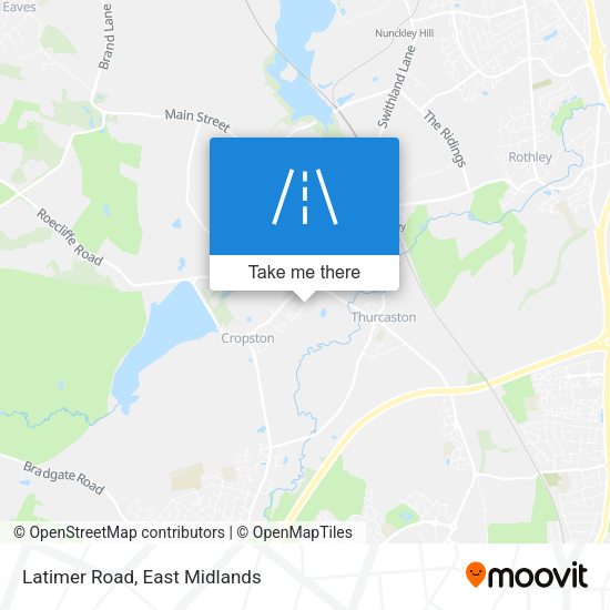 Latimer Road map
