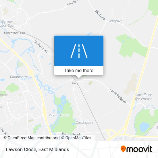 Lawson Close map