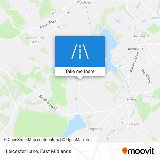 Leicester Lane map