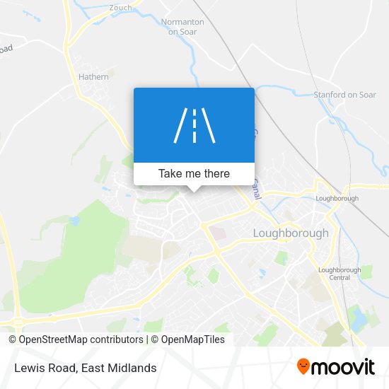 Lewis Road map