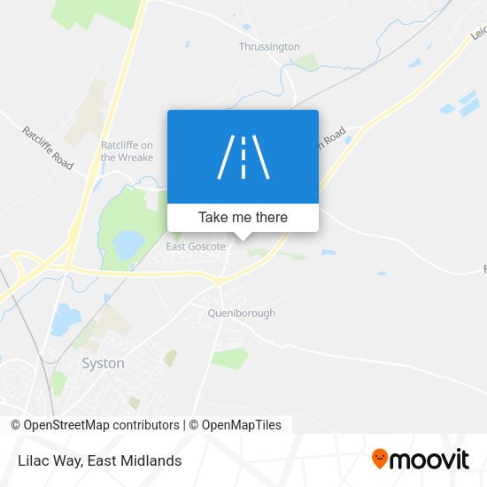 Lilac Way map