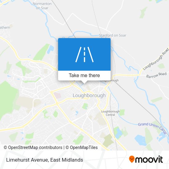 Limehurst Avenue map