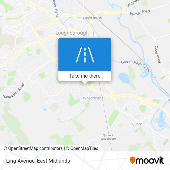 Ling Avenue map