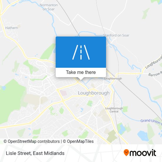 Lisle Street map