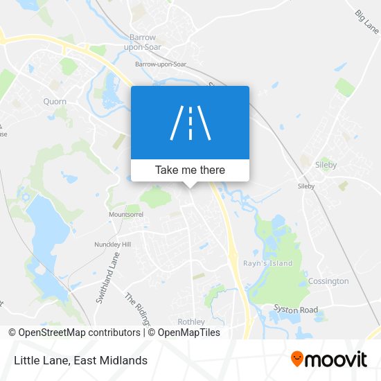 Little Lane map