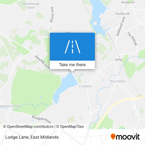 Lodge Lane map