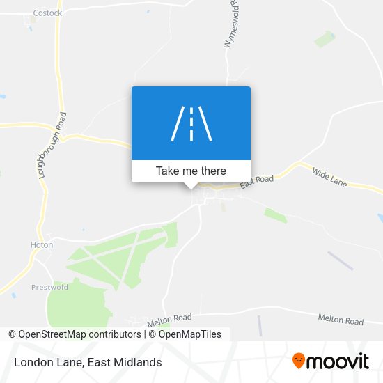 London Lane map