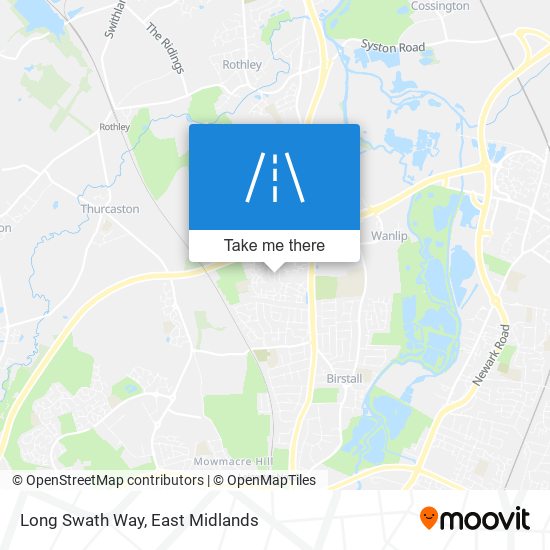 Long Swath Way map