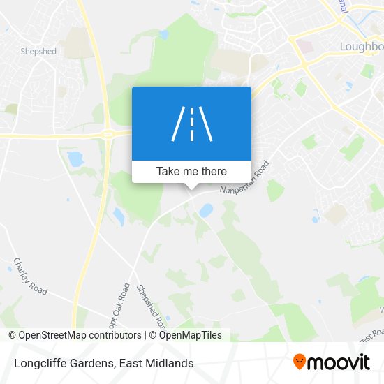 Longcliffe Gardens map