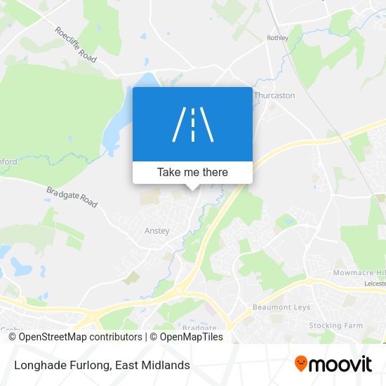 Longhade Furlong map