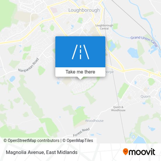 Magnolia Avenue map