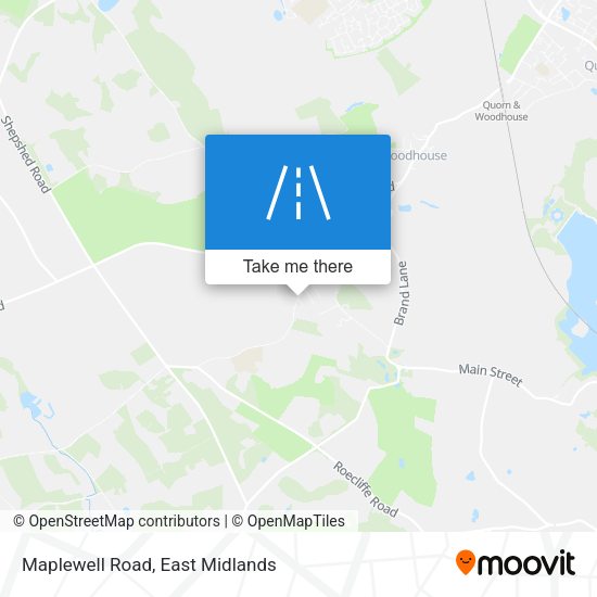 Maplewell Road map
