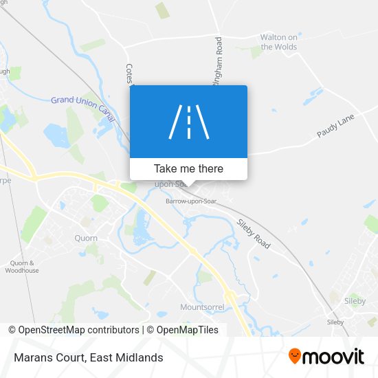 Marans Court map