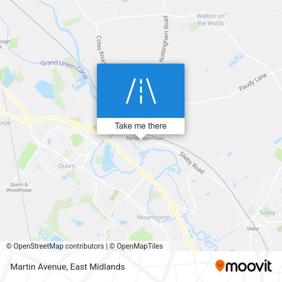 Martin Avenue map