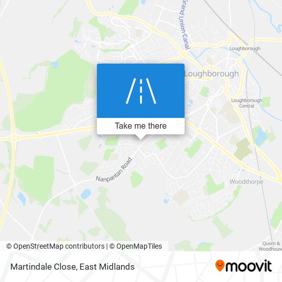 Martindale Close map