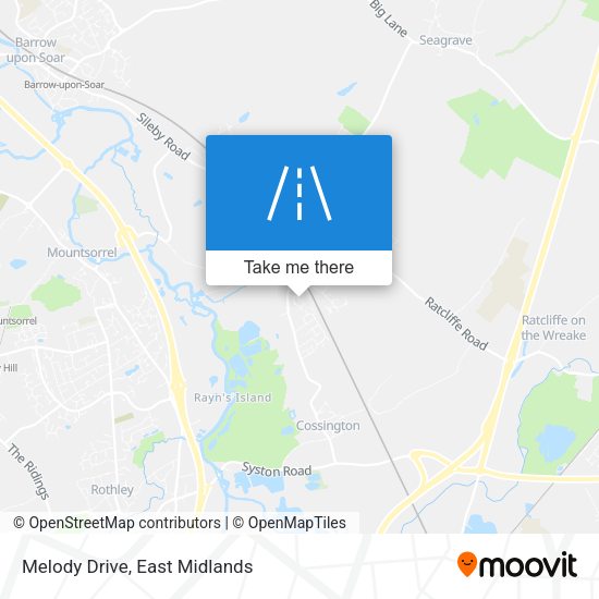Melody Drive map