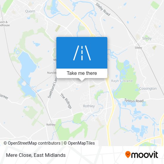 Mere Close map