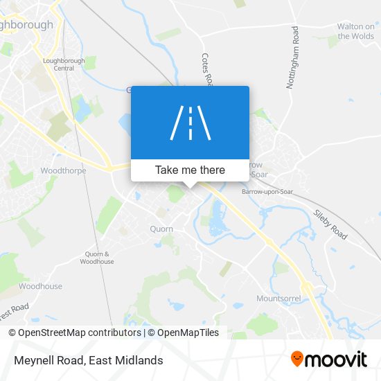 Meynell Road map