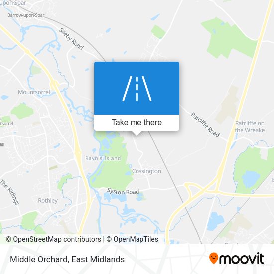 Middle Orchard map