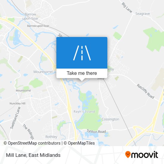Mill Lane map