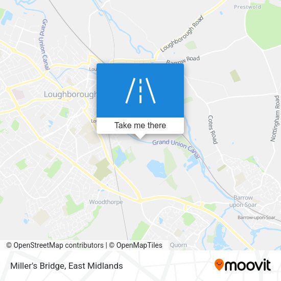 Miller's Bridge map