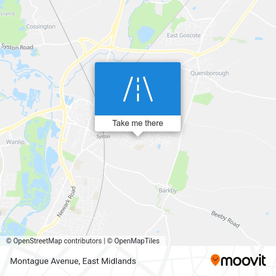 Montague Avenue map